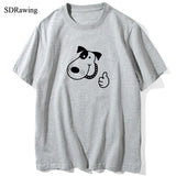 Thumbs Up Dog Cotton Women's Tee Funny T-shirt 6 colors