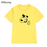 Thumbs Up Dog Cotton Women's Tee Funny T-shirt 6 colors