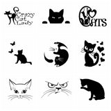 Various Funny CAT Vinyl Car Decals / Stickers - 3 sizes to choose from