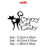 Various Funny CAT Vinyl Car Decals / Stickers - 3 sizes to choose from
