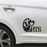 Various Funny CAT Vinyl Car Decals / Stickers - 3 sizes to choose from