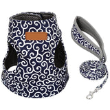 Small Dog or Cat Vest Travel Harness Leash Set