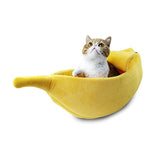 Banana Cat Bed Cozy Cute Banana Puppy Cushion Kennel