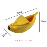 Banana Cat Bed Cozy Cute Banana Puppy Cushion Kennel
