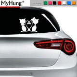CAT LOVE Vinyl Car Decal Window Decoration