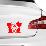 CAT LOVE Vinyl Car Decal Window Decoration