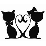 CAT LOVE Vinyl Car Decal Window Decoration