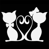 CAT LOVE Vinyl Car Decal Window Decoration