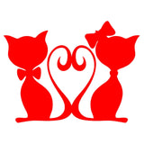 CAT LOVE Vinyl Car Decal Window Decoration
