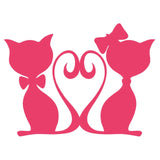 CAT LOVE Vinyl Car Decal Window Decoration