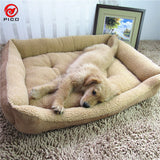 Plush Comfortable Dog Bed with bolster edges- 3 sizes to choose from