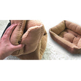 Plush Comfortable Dog Bed with bolster edges- 3 sizes to choose from