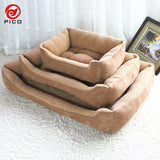Plush Comfortable Dog Bed with bolster edges- 3 sizes to choose from
