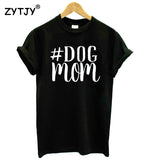 # DOG MOM Women's Cotton T-Shirt Plus Sizes Sm - 3XL Tee