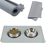 Waterproof Silicone PET MAT for Dog or Cat - Keeps floor clean and dry while eating