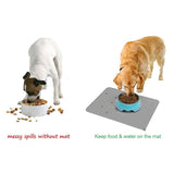 Waterproof Silicone PET MAT for Dog or Cat - Keeps floor clean and dry while eating